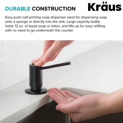 KRAUS Kitchen Soap Dispenser in Brushed Brass KSD-41