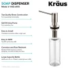 KRAUS Kitchen Soap Dispenser in Chrome