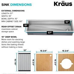 KRAUS Kore Dual Tier 57