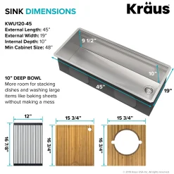KRAUS Kore 2-Tier Workstation 45