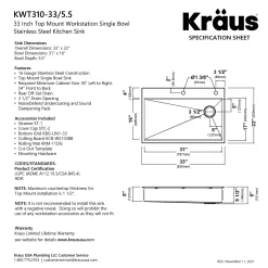 KRAUS Kore Workstation 33