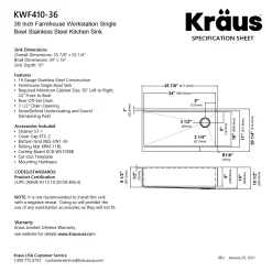 KRAUS Kore Workstation 36