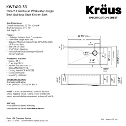 KRAUS Kore Workstation 33