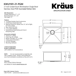 KRAUS Kore Workstation 21