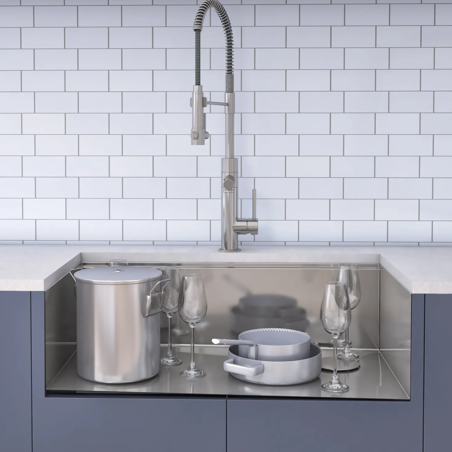 KRAUS Kore Workstation 32" Undermount 16 Gauge Single Bowl Stainless Steel Kitchen Sink with Accessories
