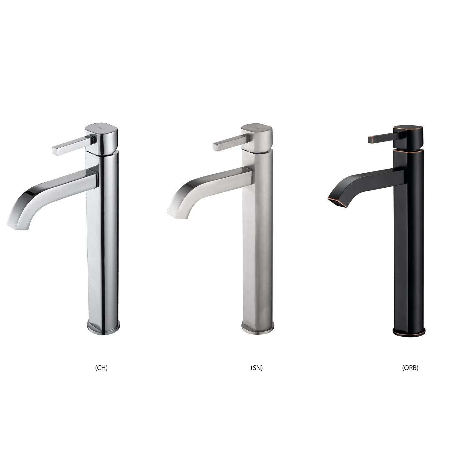 KRAUS Nei Glass Vessel Sink and Ramus Faucet