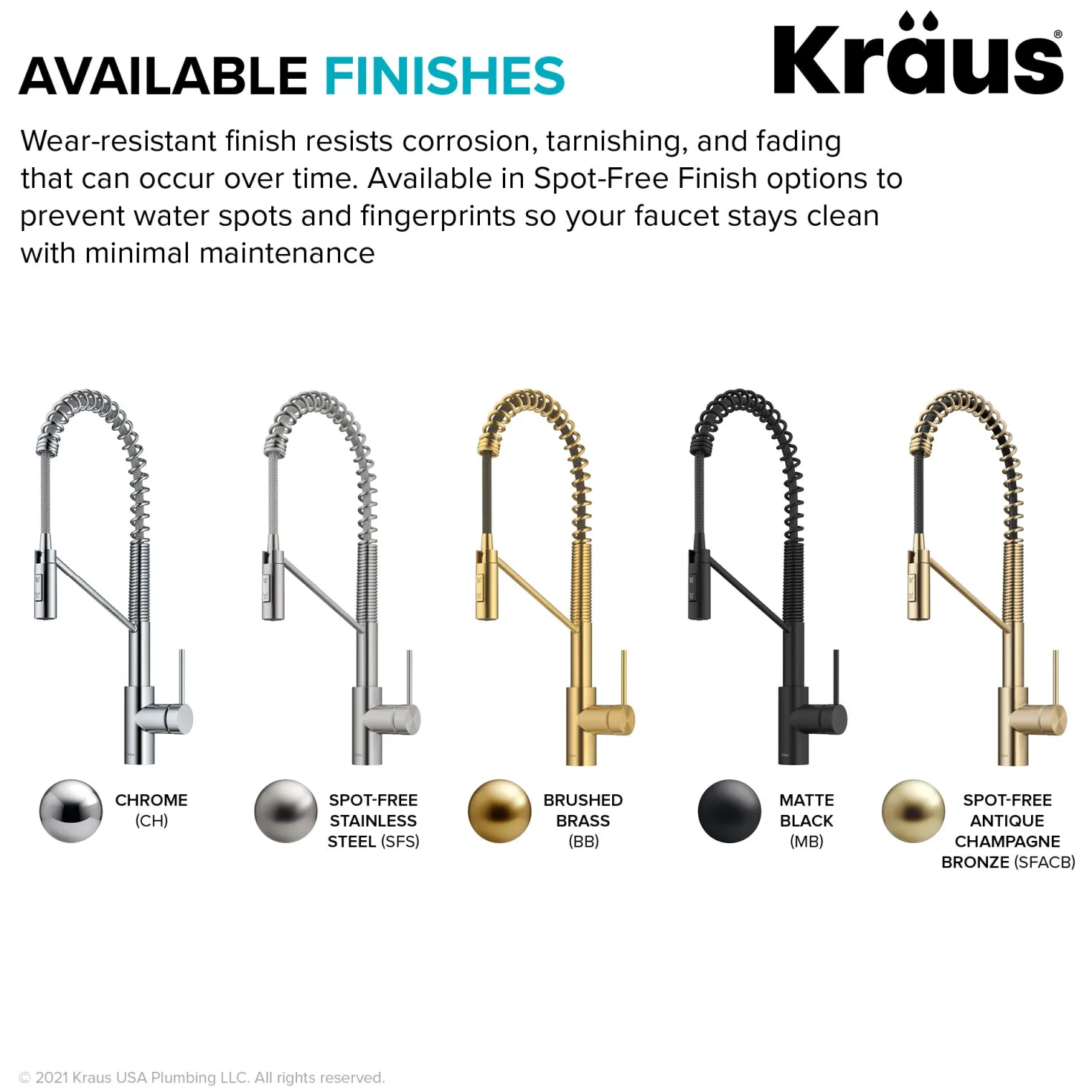 KRAUS Oletto Commercial Style Pull-Down Single Handle Kitchen Faucet in Brushed Brass