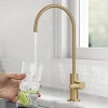 KRAUS Oletto Drinking Water Filter Faucet in Brushed Brass
