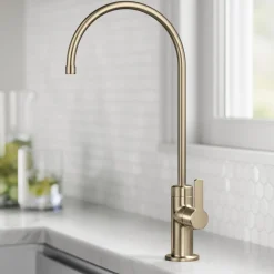 KRAUS Oletto Drinking Water Filter Faucet in Spot-Free Antique Champagne Bronze