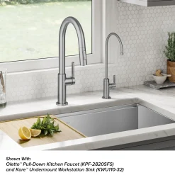 KRAUS Oletto Drinking Water Filter Faucet in Spot-Free Stainless Steel
