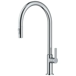 KRAUS Oletto High-Arc Chrome Single Handle Pull-Down Kitchen Faucet