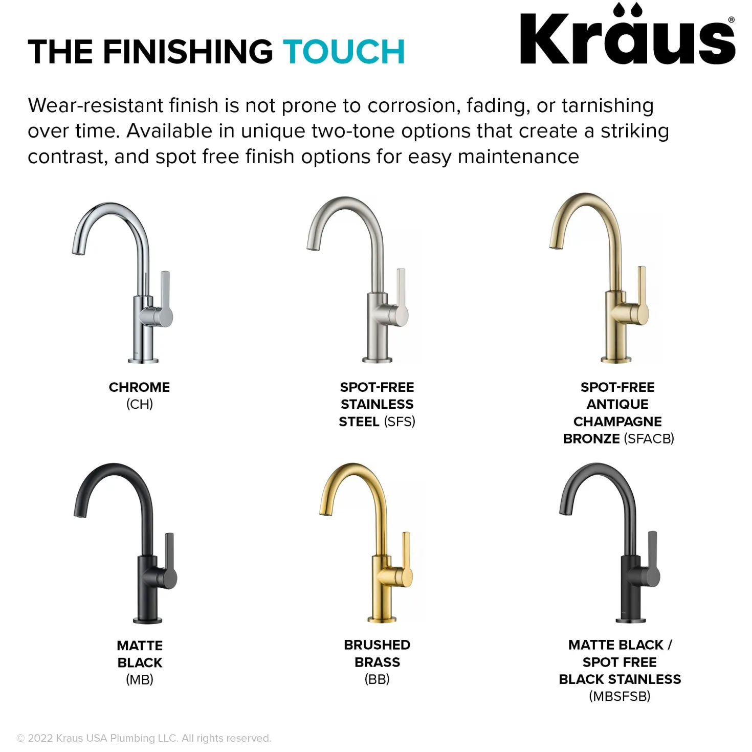 KRAUS Oletto Single Handle Chrome Kitchen Bar Faucet