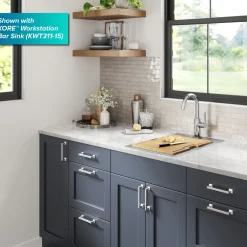 KRAUS Oletto Single Handle Chrome Kitchen Bar Faucet