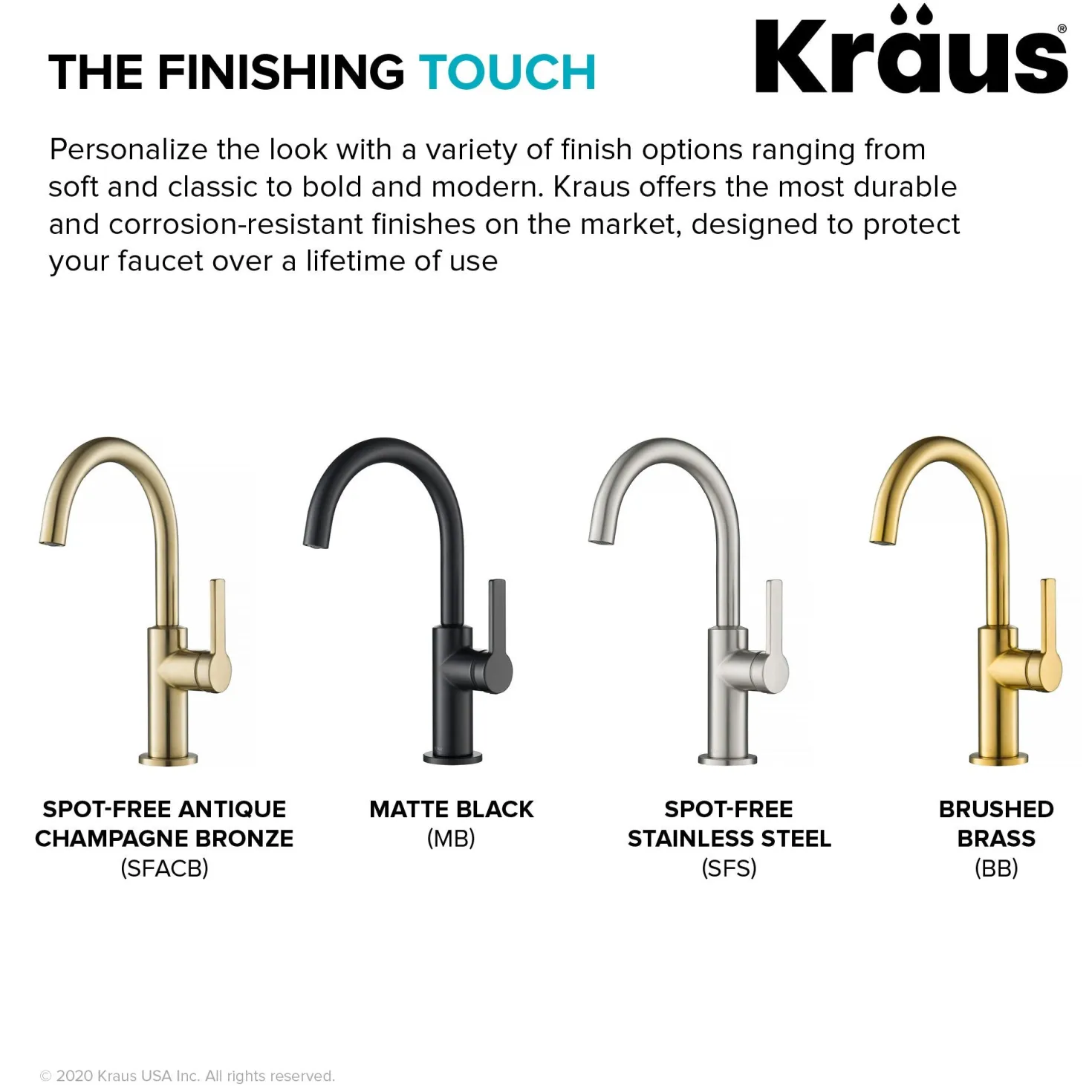 KRAUS Oletto Single Handle Kitchen Bar Faucet in Matte Black