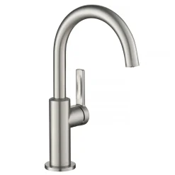 KRAUS Oletto Single Handle Kitchen Bar Faucet in Spot Free Stainless Steel