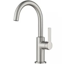 KRAUS Oletto Single Handle Kitchen Bar Faucet in Spot Free Stainless Steel