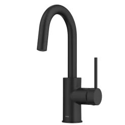 KRAUS Oletto Single Handle Kitchen Bar Faucet in Matte Black