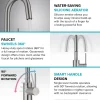 KRAUS Oletto Single Handle Kitchen Bar Faucet in Brushed Brass