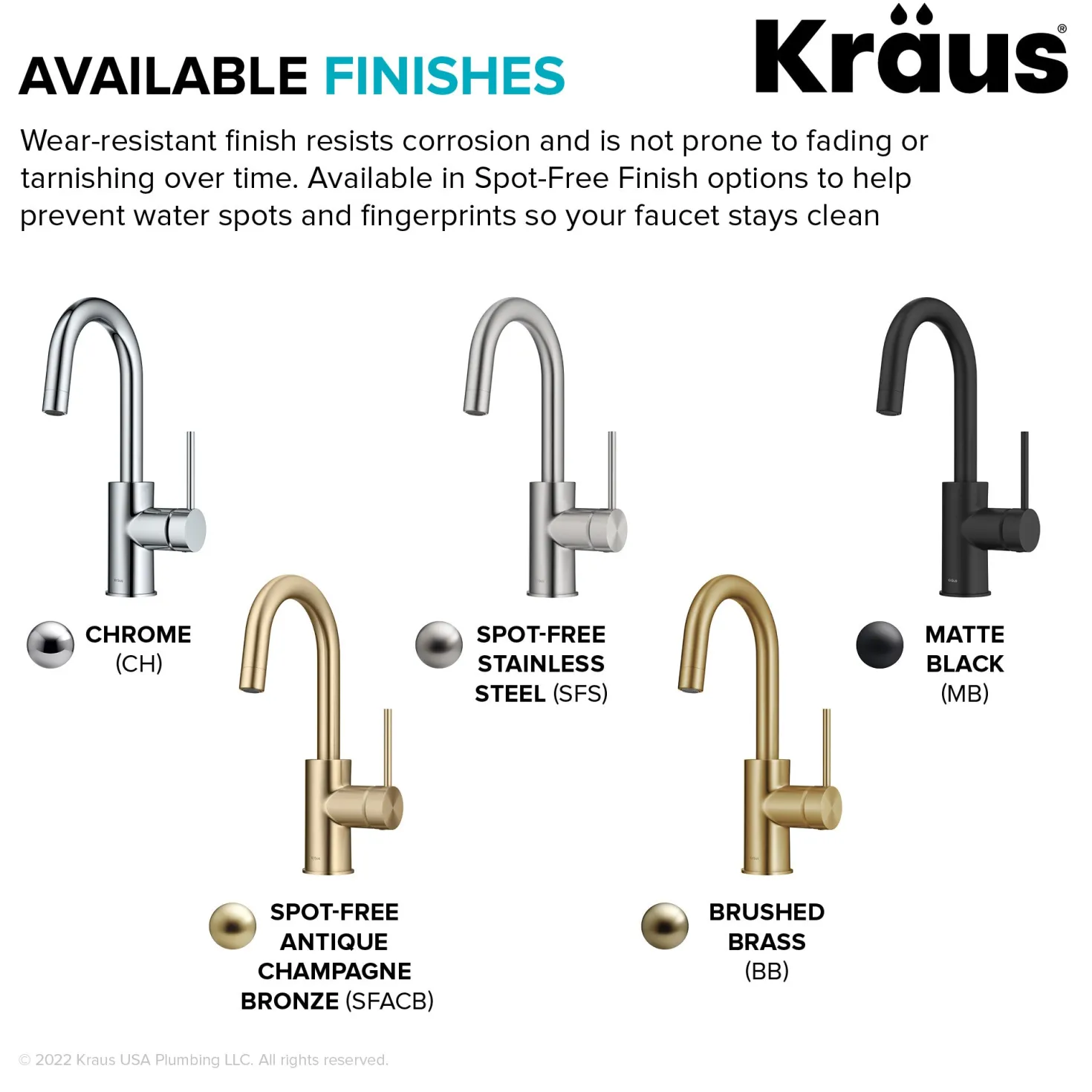 KRAUS Oletto Single Handle Kitchen Bar Faucet in Brushed Brass