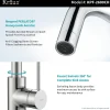 KRAUS Oletto Single Lever Kitchen Bar Faucet in Chrome