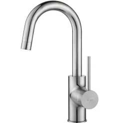 KRAUS Oletto Single Lever Kitchen Bar Faucet in Chrome