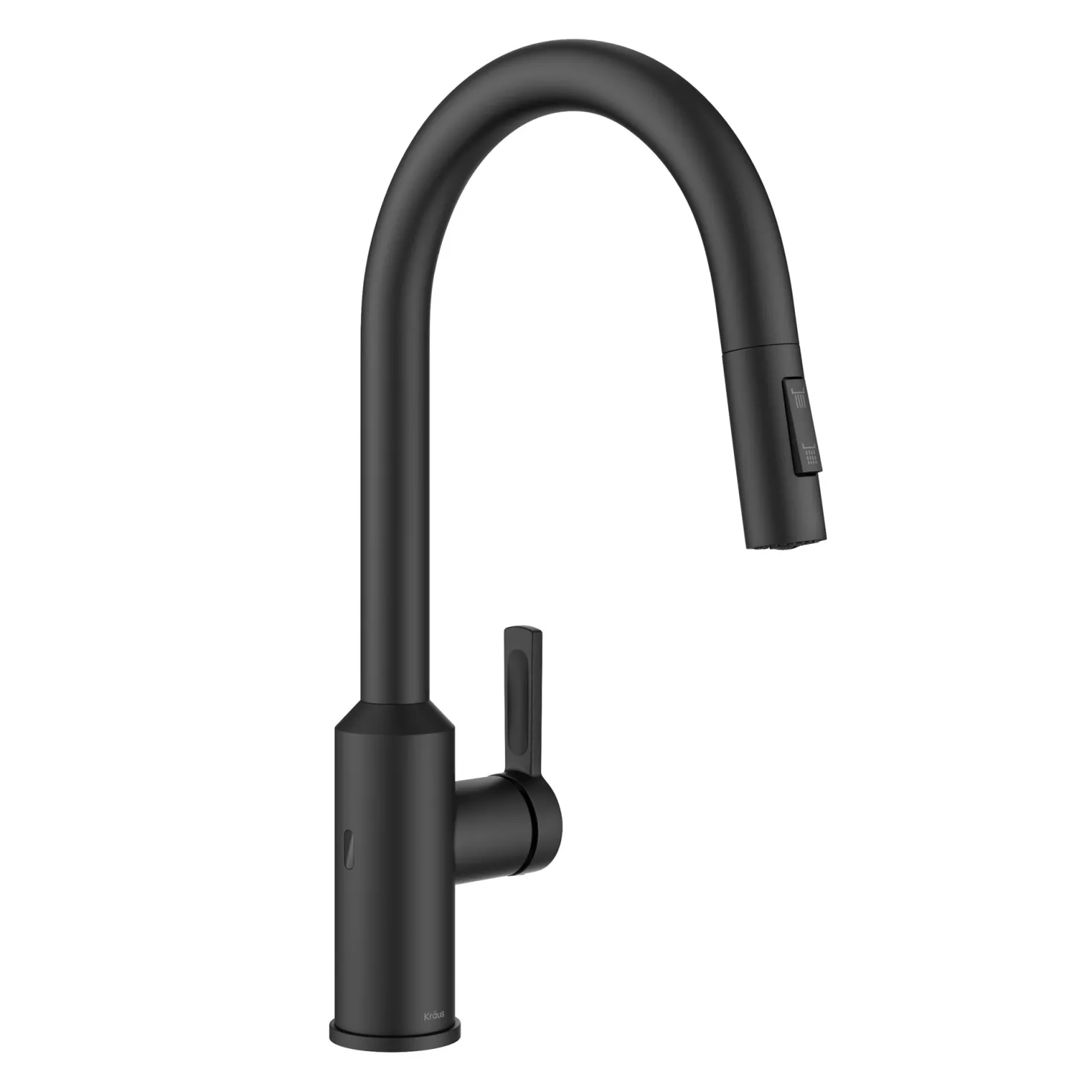 KRAUS Oletto Touchless Pull-Down Kitchen Faucet in Matte Black