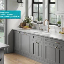 KRAUS Pintura 21" Undermount Enameled Single Bowl Kitchen Sink in White