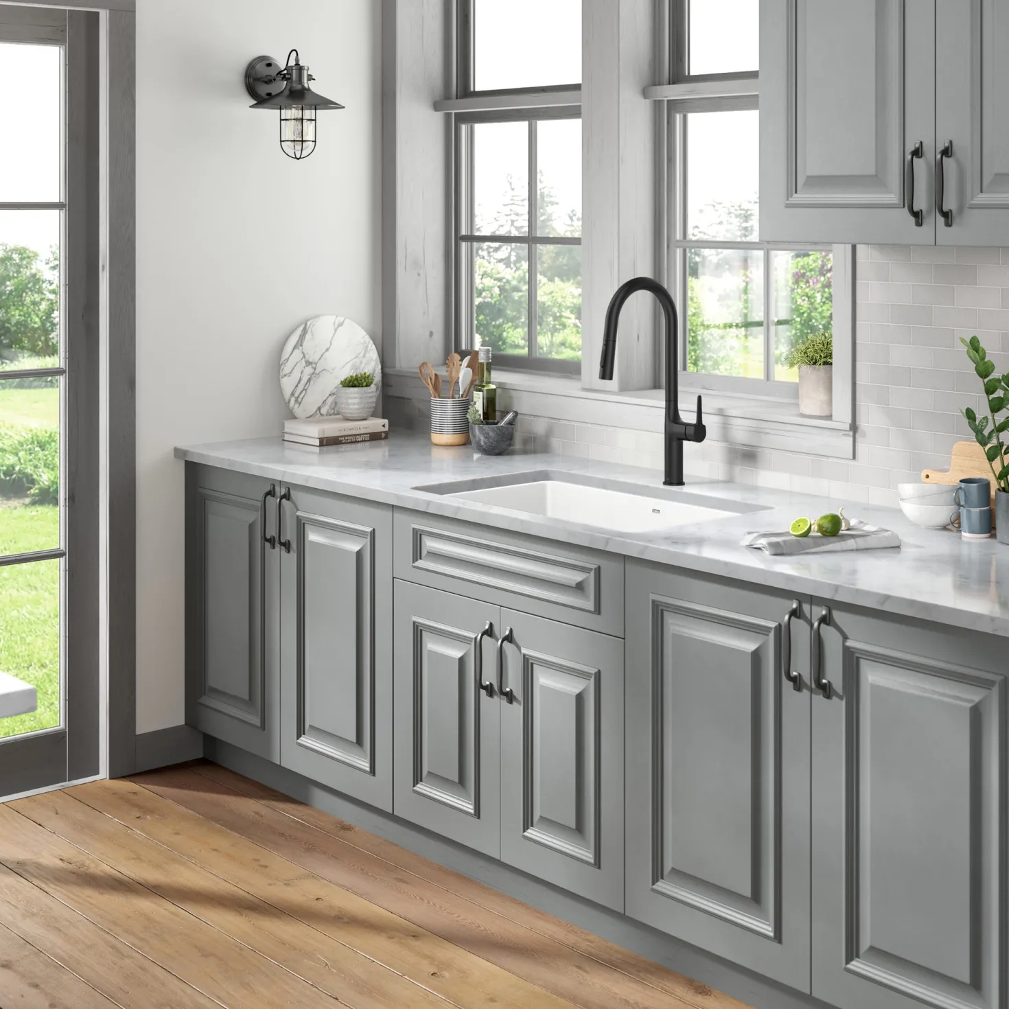 KRAUS Pintura 32" Undermount Porcelain Enameled Steel Kitchen Sink in White