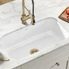 KRAUS Pintura 31 1/2" White Enameled Stainless Steel Kitchen Sink