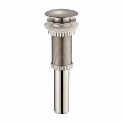 KRAUS Pop-Up Drain for Bathroom Sink in Satin Nickel