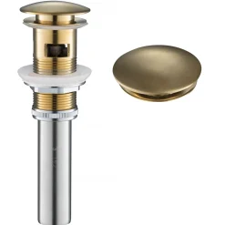 KRAUS Pop-Up Drain for Bathroom Sink in Brushed Gold
