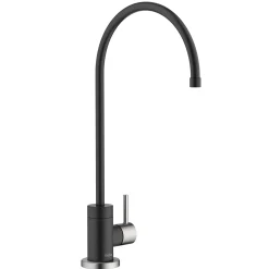 KRAUS Purita 100% Lead-Free Kitchen Water Filter Faucet in Spot Free Stainless & Matte Black