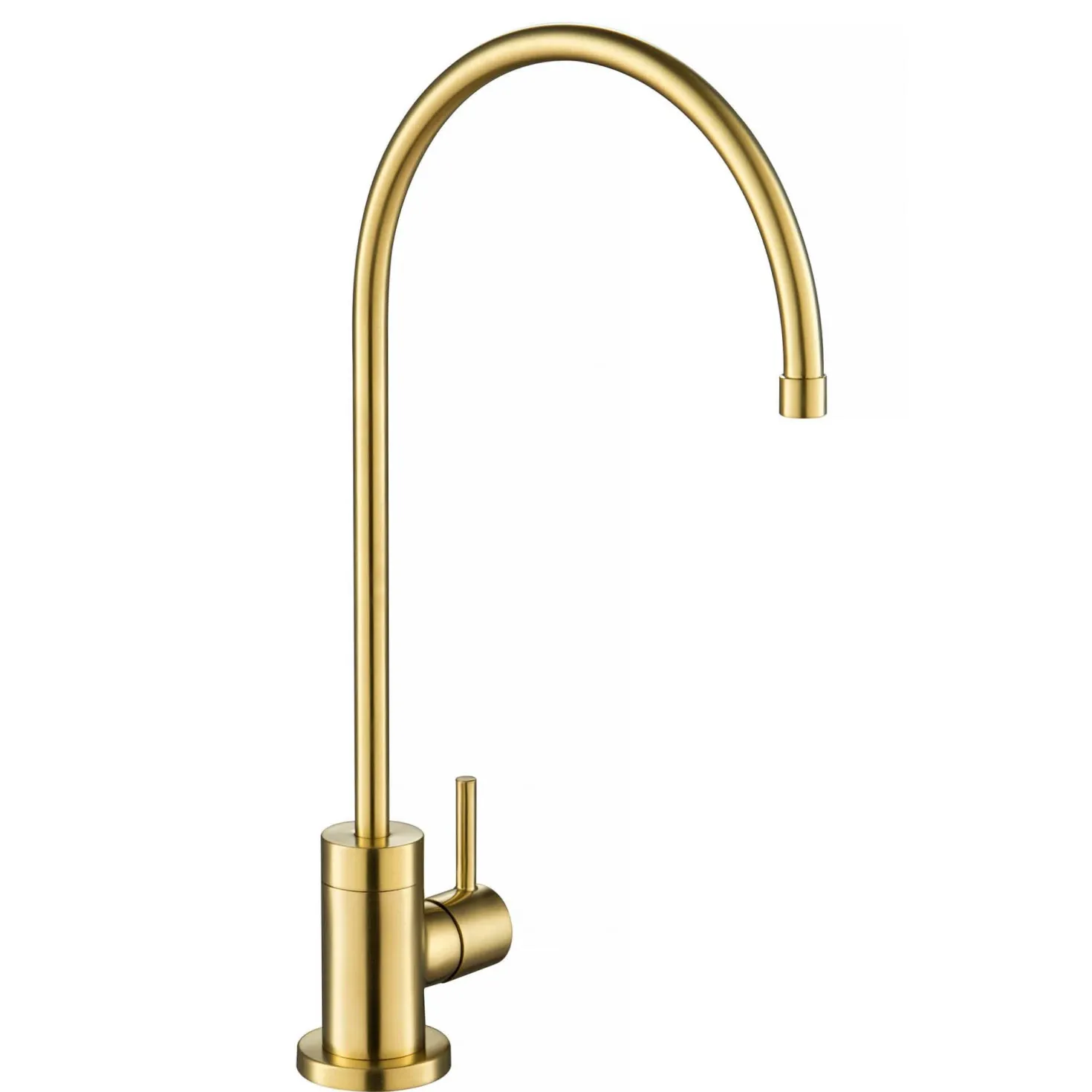KRAUS Purita 100% Lead-Free Kitchen Water Filter Faucet in Brushed Brass