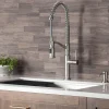 KRAUS Sellette Commercial Style Pull-Down Kitchen Faucet in Spot Free Stainless Steel