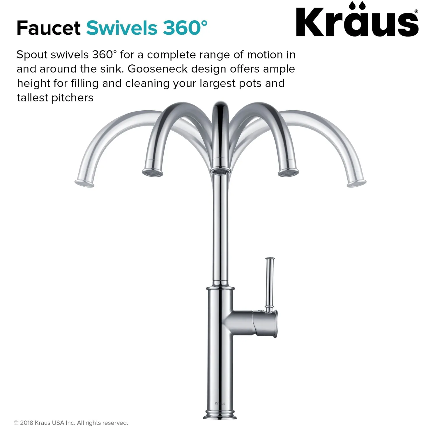 KRAUS Sellette Kitchen Bar Faucet in Chrome