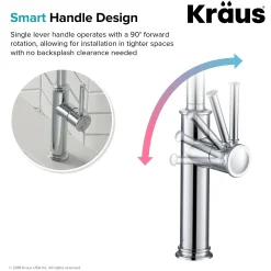 KRAUS Sellette Kitchen Bar Faucet in Chrome