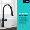 KRAUS Sellette Single Handle Pull Down Kitchen Faucet with Dual Function Sprayhead in Oil Rubbed Bronze
