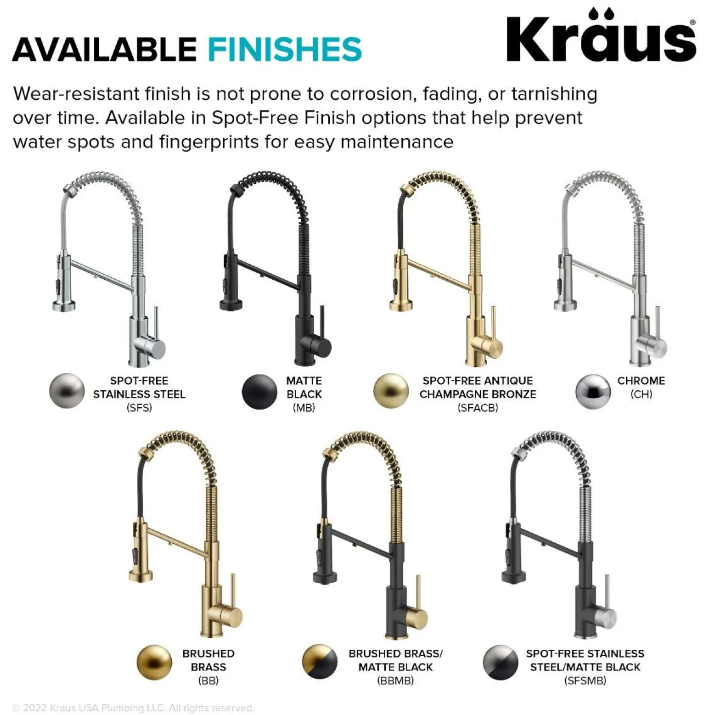KRAUS Single Handle Kitchen Faucet with Integrated Dispenser for Water Filtration in Brushed Brass & Matte Black
