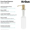KRAUS Single Hole Kitchen Soap and Lotion Dispenser in Brushed Gold