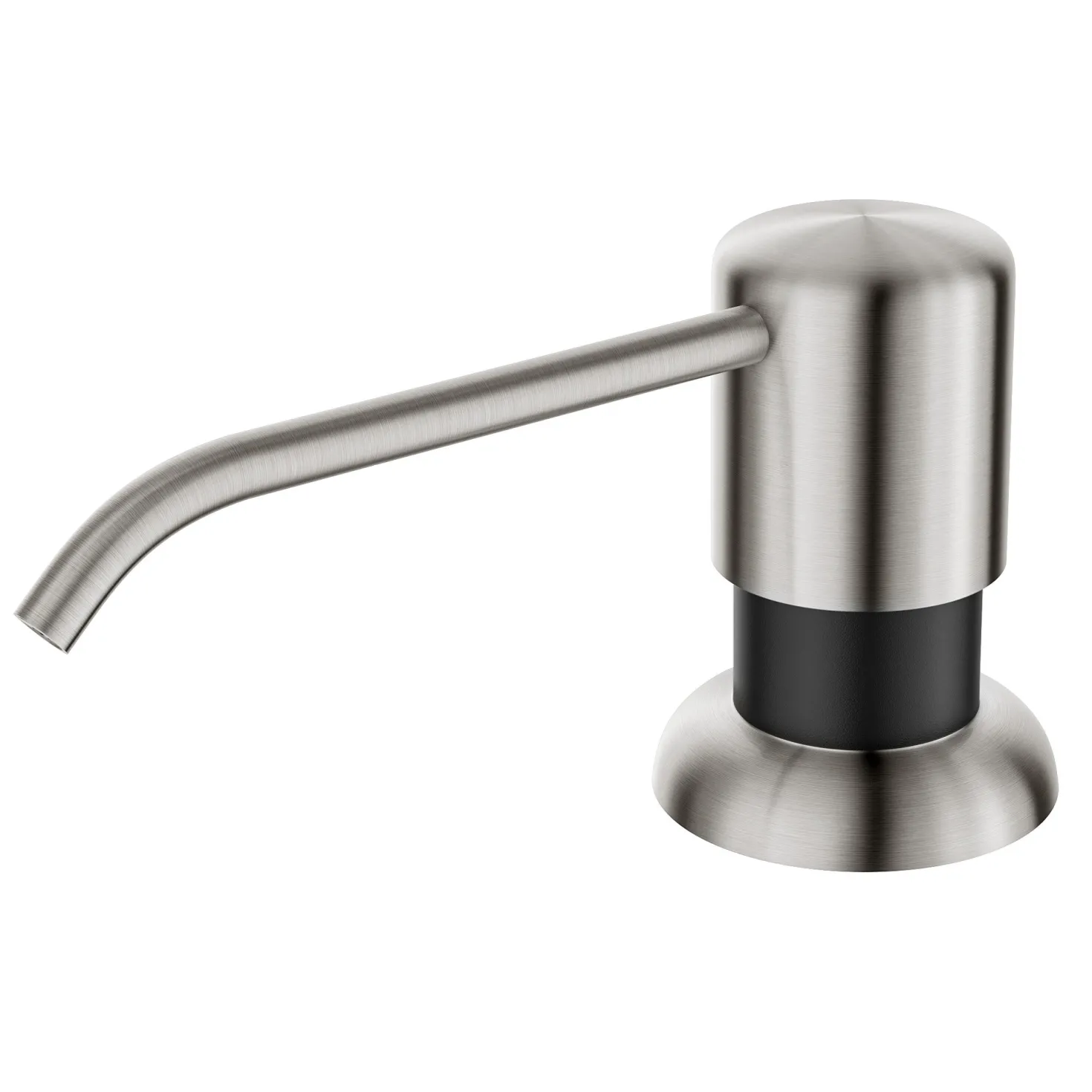 KRAUS Soap Dispenser in Spot Free Stainless Steel and Matte Black