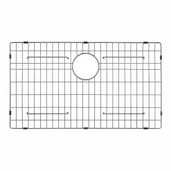 KRAUS Stainless Steel Bottom Grid with Protective Anti-Scratch Bumpers for KHF200-33 Kitchen Sink