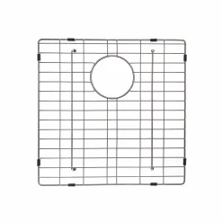 KRAUS Stainless Steel Bottom Grid with Protective Anti-Scratch Bumpers for KHF203-33 Kitchen Sink Left Bowl