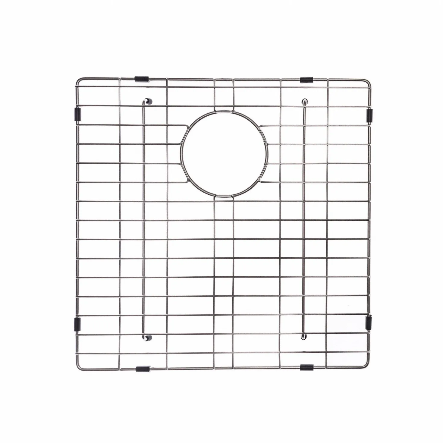 KRAUS Stainless Steel Bottom Grid with Protective Anti-Scratch Bumpers for KHF203-33 Kitchen Sink Left Bowl