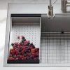 KRAUS Stainless Steel Colander for Workstation Kitchen Sink