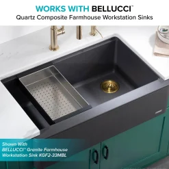 KRAUS Stainless Steel Colander for Workstation Kitchen Sink