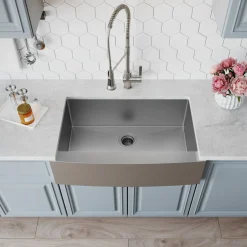 KRAUS Standart PRO 36" 16 Gauge Single Bowl Stainless Steel Farmhouse Kitchen Sink