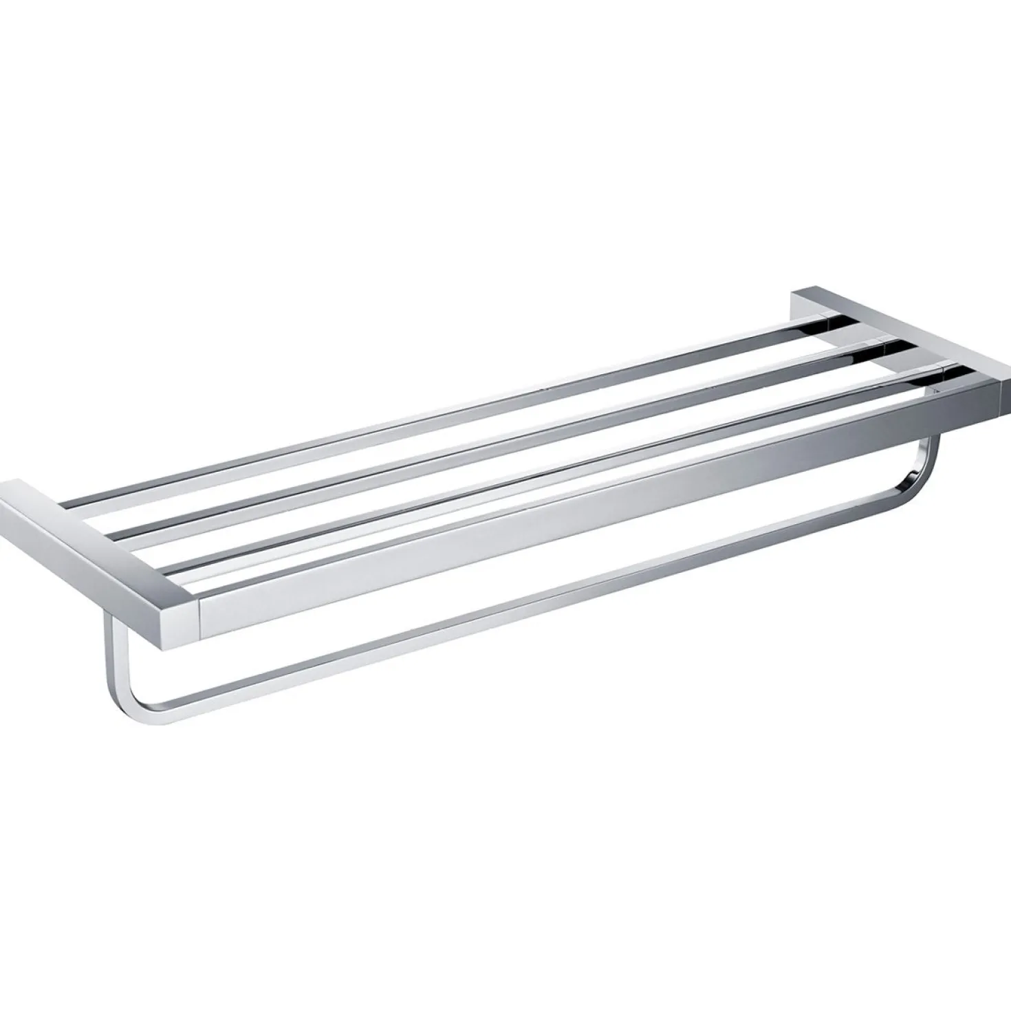 KRAUS Stelios Bathroom Shelf with Towel Bar