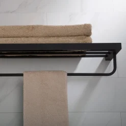KRAUS Stelios Bathroom Shelf with Towel Bar