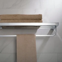 KRAUS Stelios Bathroom Shelf with Towel Bar