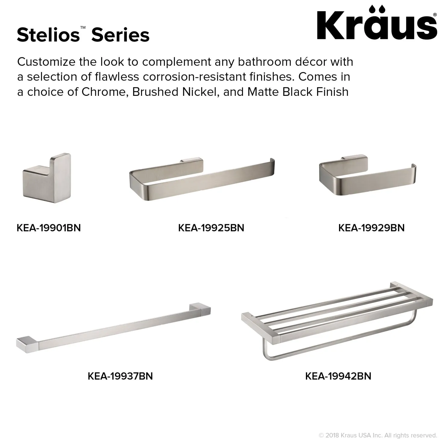 KRAUS Stelios Bathroom Toilet Paper Holder